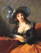 elisabeth vigee-lebrun comtesse de Segur Spain oil painting artist
